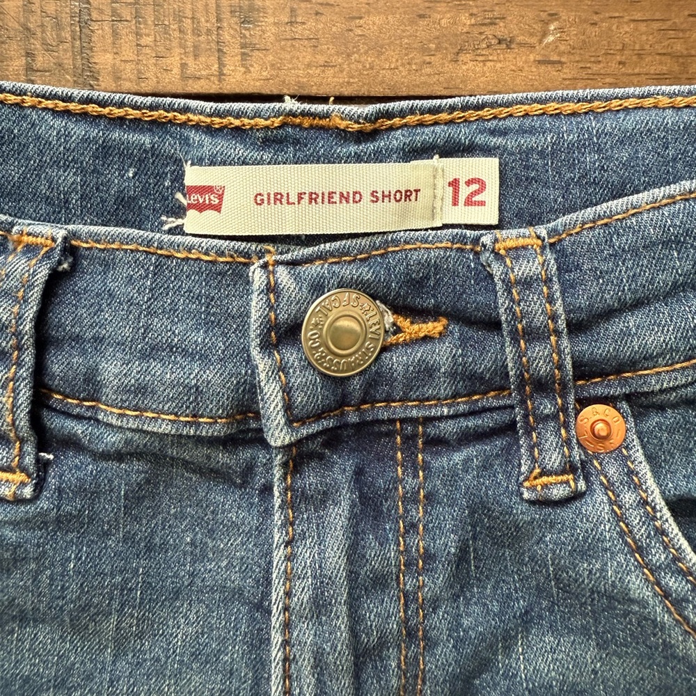 Levi's Kids Blue Denim Shorts
